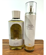 Bath &amp; Body Works Fresh Coconut &amp; Cotton Fragrance Mist &amp; Shower Gel - $31.51