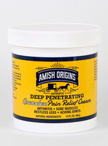 Amish Origins Deep Penetrating Greaseless Pain Relief Cream Restless Leg... - £34.81 GBP