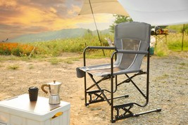 Portable Outdoor Folding Rocking Chair with Drink Holder for Camping - $1,800.54 MXN