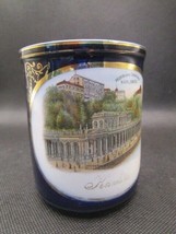 Karlsbad Germany coffee mug souvenir blue [80b] - $25.47