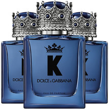 Pack of (3) New Dolce &amp; Gabbana K Eau De Parfume Spray for Men 1.7 Ounce - £125.58 GBP