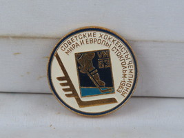 Vintage Hockey Pin - Team USSR 1963 World and Olympic Champions - Stampe... - $19.00