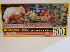 Kodacolor Dog Tired Photorama 500 Piece Puzzle 9 1/4&quot; x 26 3/4&quot; - £19.74 GBP