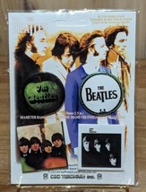 The Beatles Button Badge Pack of 4 C&amp;D Visionary Inc. 2008  - £11.19 GBP