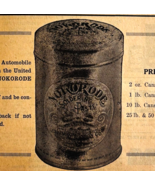 1917 Nokorode Soldering Paste Auto Advertisement Chas Miller Automobilia... - $24.99