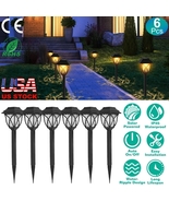 iMountek 6Pack Solar Stake Lights, Waterproof, Auto On/Off Garden - $28.30