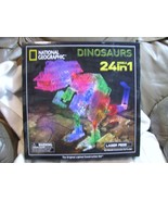 Laser Peg. National Geographic. Dinosaur. 2014. Unopened. Ages 3+. 24 in 1. - $72.00