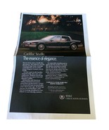 1986 Cadillac Seville: Essence of Elegance Vintage Print Ad - $9.49