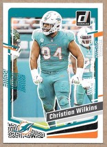 2023 Donruss #182 Christian Wilkins Miami Dolphins - £1.48 GBP