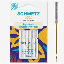 Golden StitchCraft Needles - Titanium Coated, Size 90/14: E - £25.22 GBP