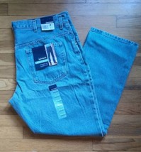 KMART NEW NOS Basic Editions  Men&#39;s Blue Jeans 42x32 Classic Fit Straigh... - $24.18