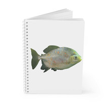 Glitter Green Fish with Specs Spiral Notebook - £11.16 GBP