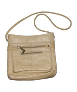 Journee Collection Beige Leather Lined Cross-Body Bag - $14.95