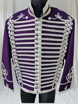 Napoleonic Hussars Tunic Jacket: Vintage Military Uniform with Silver De... - $225.00