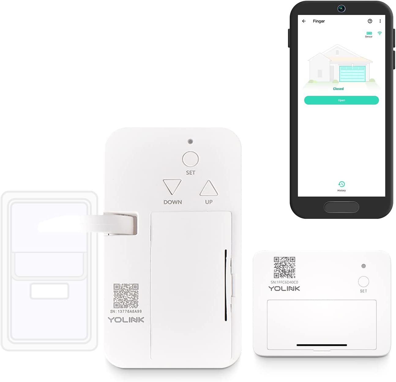 World&#39;S Longest Range Smart Wireless Garage Door Opener, Yolink 1/4 Mile... - $77.99