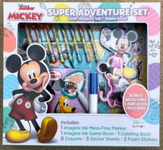 New Disney Junior Mickey Super Activity Set Imagine Ink Book Etc New Damaged Box - £10.50 GBP