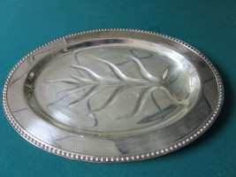 ROGERS SILVERPLATE MEAT TRAY 16 X 12 &quot;  [*MET2] - £54.75 GBP