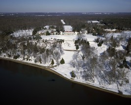 Aerial view George Washington home Mount Vernon estate Potomac River Photo Print - £6.93 GBP+