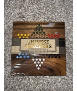 Mahogany Portable Chinese checker game Brand new - Factory Sealed - $19.80