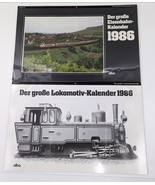 German Locomotive Train Railroad Calendar - Lokomotiv &amp; Eisenbahn Kalend... - £57.40 GBP