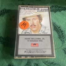 Hank Williams Jr. 14 Greatest Hits Cassette Tape 1976 PolyGram Records - £4.31 GBP