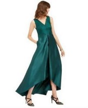 Adrianna Papell Womens Zippered V Neck MIDI Fit Flare Formal - $96.80