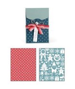 Sizzix Basic Grey Gift Card Holder And Snow Village Set Bigz Extra Long ... - €49,66 EUR