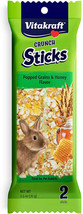 Vitakraft Rabbit Crunch Sticks: Popped Grains &amp; Honey Nutritious Treat with Trip - £3.91 GBP