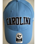 NORTH CAROLINA TAR HEELS UNISEX ADULT ADJUSTABLE LIGHT BLUE EMBROIDERED ... - $29.64 CAD