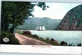 Along the Hudson River Central New York Lines Postcard 1906 - £13.97 GBP