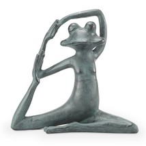 SPI Relaxed Yoga Frog Garden Sculp - £136.11 GBP