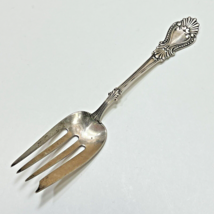 c1890 Watson Bead Pattern Sterling Silver Fish Pastry Fork 6&quot; no Mono - £29.97 GBP
