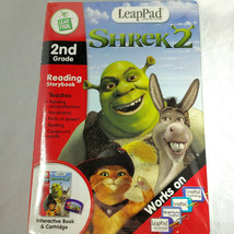 Shrek 2 Leap Frog Leap Pad Educational Book and Cartridge 2nd Grade Leve... - $11.74