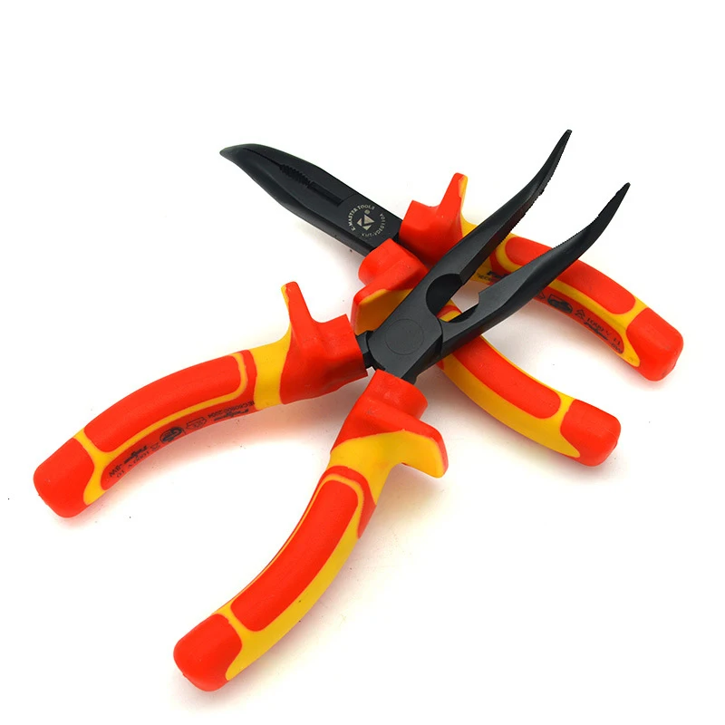 6/8&quot; Insulated Bent Nose Pliers Multitool Wire Stripper Bolt Cutter Prof... - $4,147.76 MXN