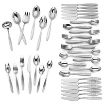 Lenox Lindfield 90 Piece 18/10 Stainless Flatware Set Service For 12 New - £219.46 GBP