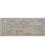 Vintage Receipt From The Welkome Inn Escondido CA 1970 - £2.34 GBP