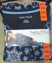 Nautica  2-pc Textured Stretch Mirco fleece  Pajama Set  Navy Women&#39;s Sz... - $384.24 MXN