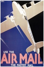 Decoration Poster..Home wall Interior design.Room art.US air mail.Aviation.7373 - £12.74 GBP+
