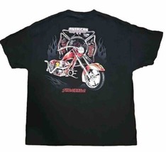 American Chopper Shirt Mens 2XL Motorcycle Firebike Biker Vtg - $281.73 MXN