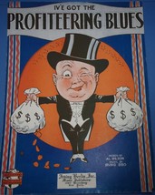 Vintage I’ve Got The Profiteering Blues By Al Wilson &amp; Irving Bibo 1920 - £7.83 GBP
