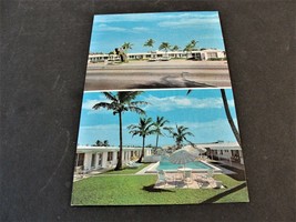 Royal Palm Motor Lodge, West Palm Beach, Florida -1968 Postmarked Postcard.  - £6.08 GBP