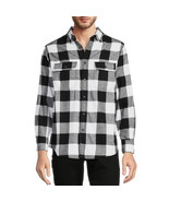 George Men&#39;s Long Sleeve Flannel Shirt Size S (34-36) Color White Buffalo - $34.54 CAD