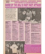 Saved by the Bell New Class teen magazine pinup clipping fast fact attack pix - $2.06 CAD
