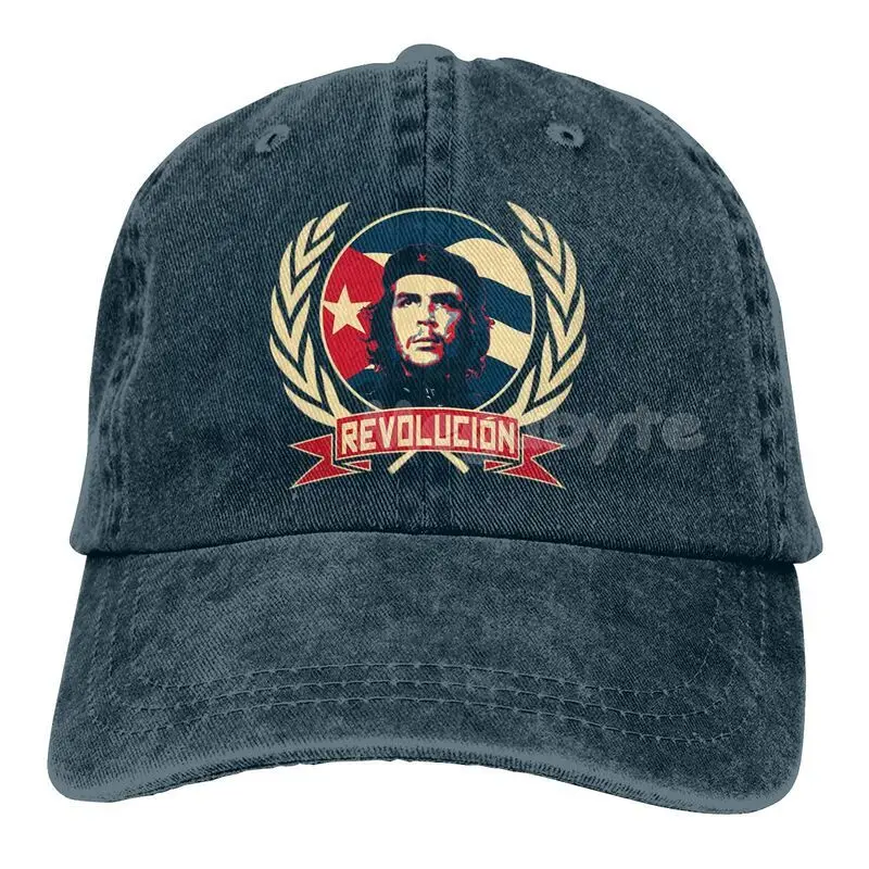 Wild Casquette Che Guevara Cuba Communism Revolution Outdoor Cap Navy Cotton - $16.55