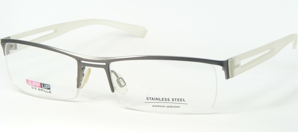 JUMP UP BI2782-14 Grau Einzigartig Selten Brille Metall Rahmen 53-17-145mm - $76.21