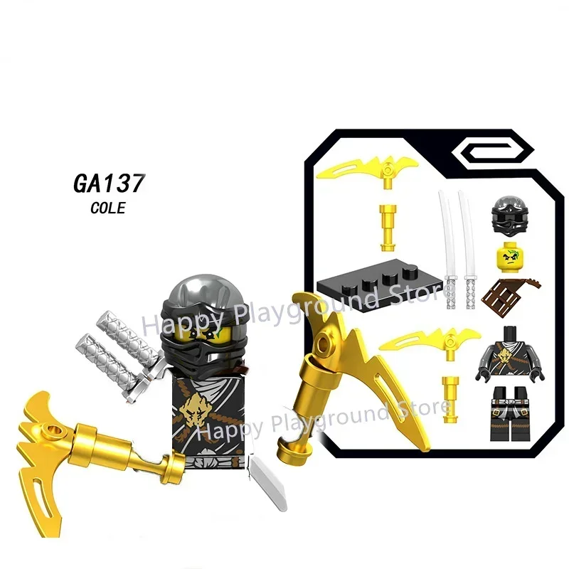 Master Anime Ninja Jay Cole Kai Yang Cartoon TV Dolls Ninjago Toys Kids ... - $8.00