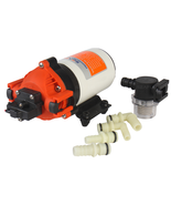 SEAFLO 35 Series DC Diaphragm Pump 12V/24V 2.0-8.0LPM 17-160PSI Marine B... - $303.13 CAD