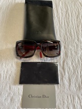 Christian Dior 105HA MyLadyDior6 Optyl  Havana/Gray Square Women&#39;s Sunglasses - £183.62 GBP