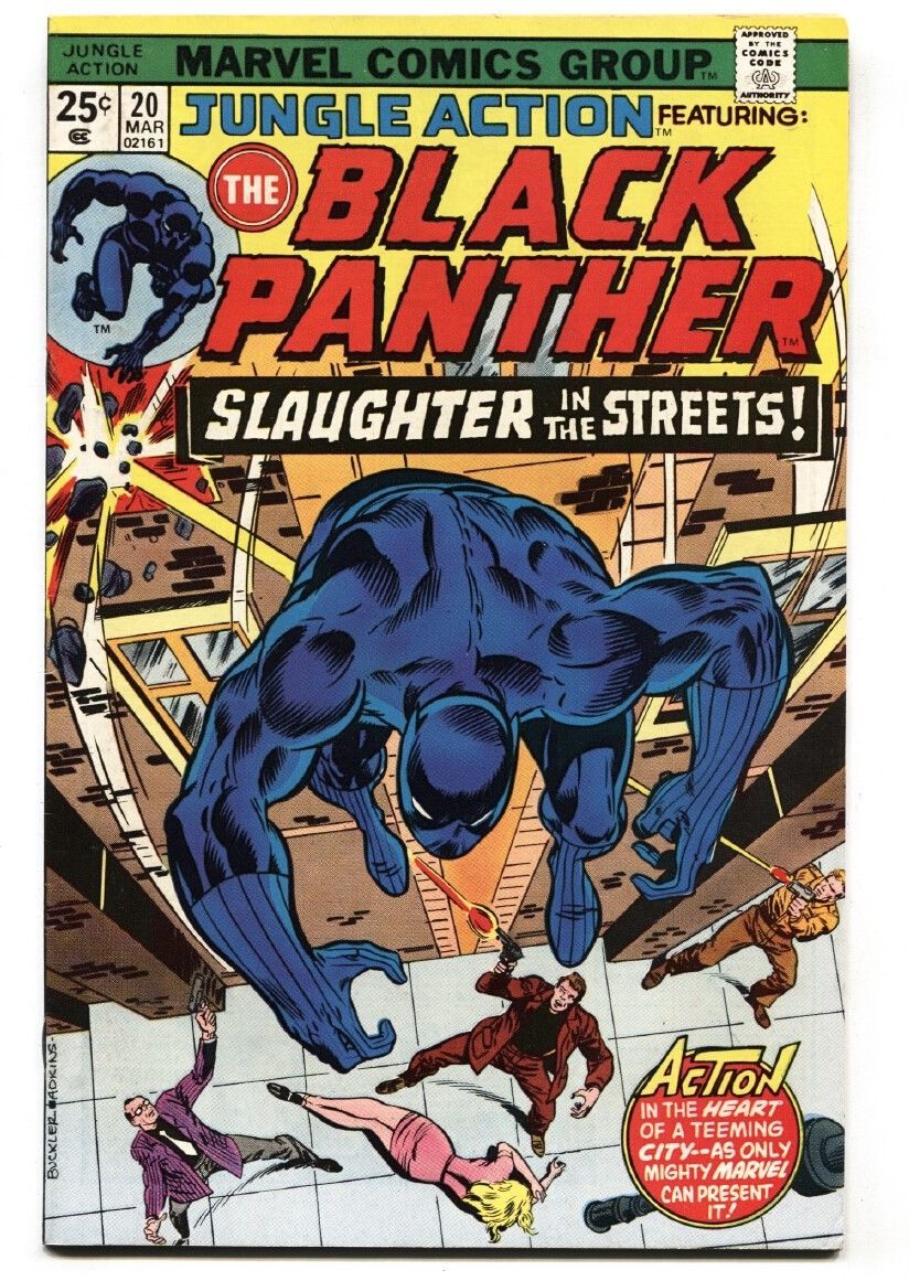 Jungle Action #20 comic book 1976- Black Panther FN+ - $31.53