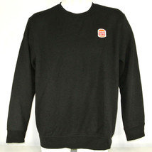 BURGER KING Employee Uniform Sweatshirt Black Size L Large NEW - £26.45 GBP